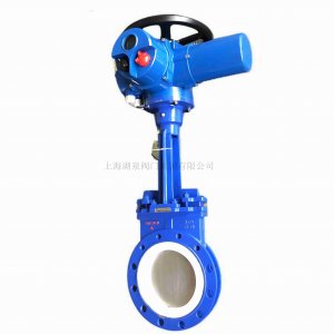 電動刀閘閥DMZ973X-10Q   DN200泥漿、空氣、渣