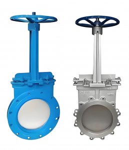 刀型閘閥 PZ73X—10R  DN100 PN10（配反法蘭、