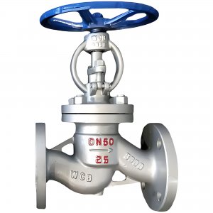 截止閥J41H-25\DN50介質(zhì)為高溫蒸汽及水，溫