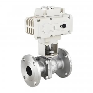 電動球閥Q941F-16P  DN100不銹鋼304材質(zhì)